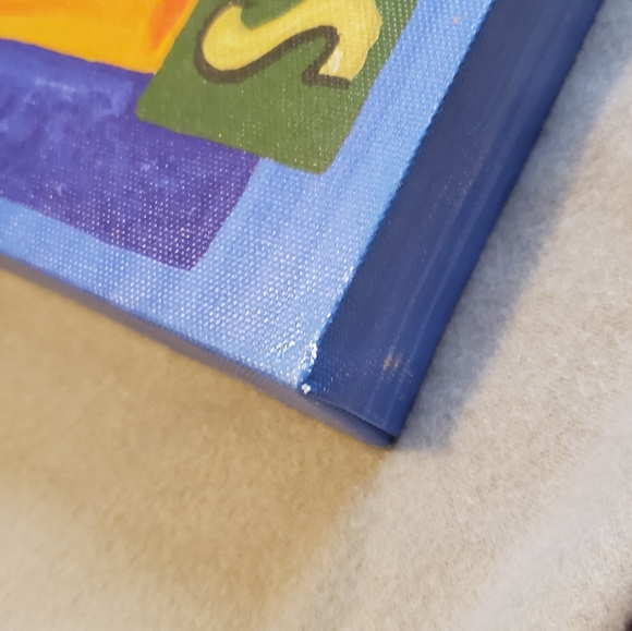 3 Sport Canvas Wall Art Soccer Basketball Baseball - Picture 4 of 6